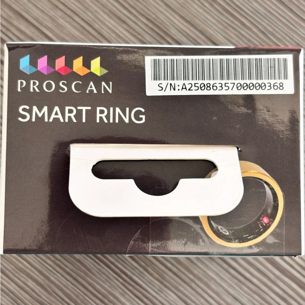 PROSCAN Gold-Tone Bluetooth Smart Ring Model PSR005--NWB--7